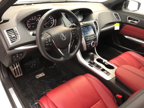 2019 Acura Tlx W A Spec Pkg Red Leather
